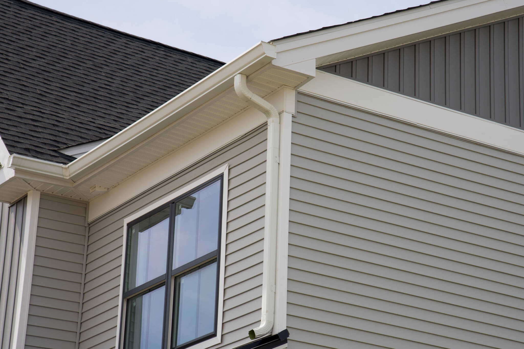 New Installed Gutter